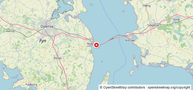 Kort over Opfyldningen, Nyborg