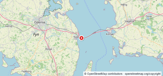 Kort over Opfyldningen, Nyborg
