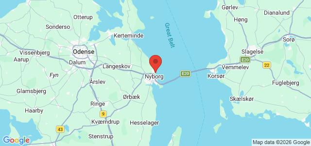 Kort over Teglværksskoven, Nyborg