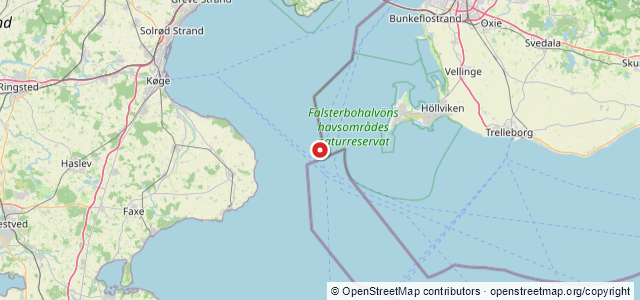 Kort over Venelika M/S