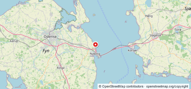 Kort over Regstrup Strand