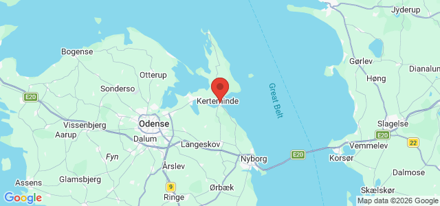 Kort over Kerteminde Havn