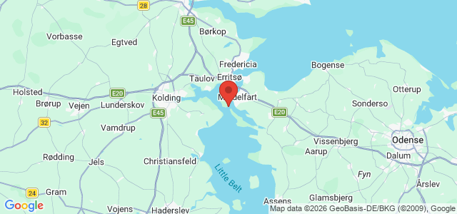 Kort over Fønsskov Odde