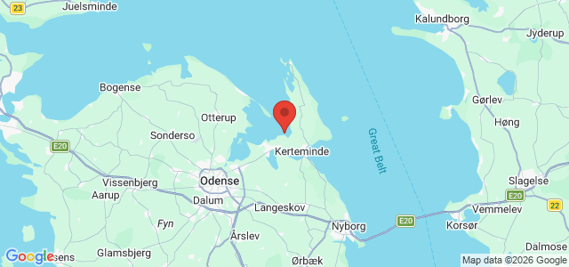 Kort over Bregnør Havn