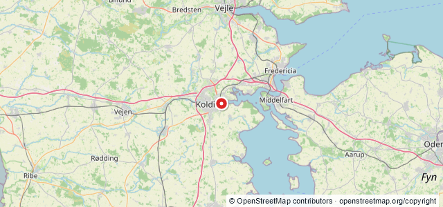 Kort over Kolding Koggen