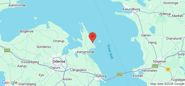 Kort over Bøgebjerg Strand