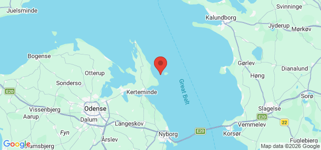 Kort over Romsø Rev