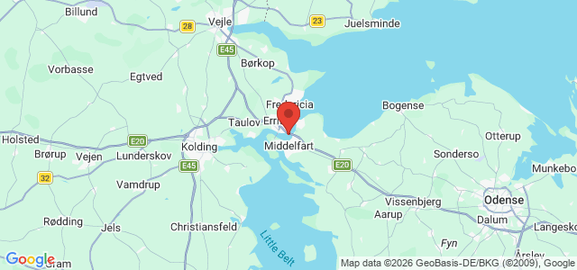 Kort over Birthe