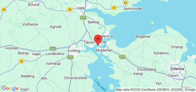Kort over Bodil