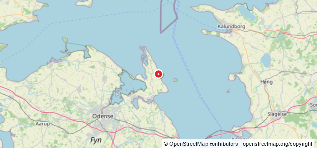 Kort over Bøgebjerg