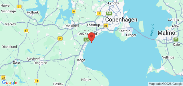 Kort over Mosede Fort