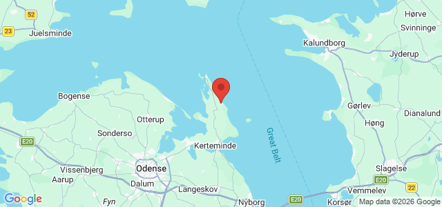 Kort over Helen M/S