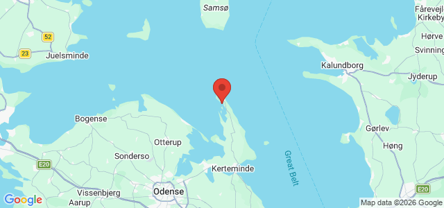 Kort over Mejlø