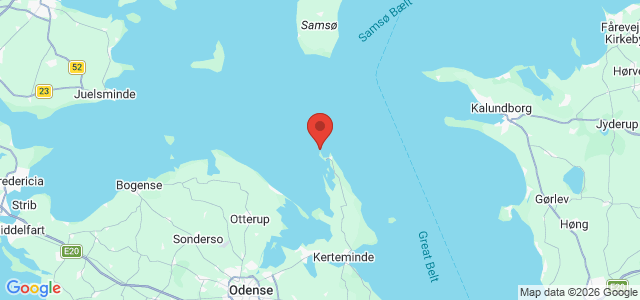 Kort over Fyns Hoved