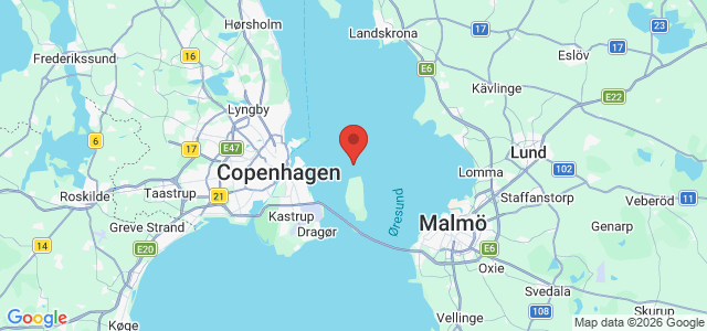 Kort over --Malmö