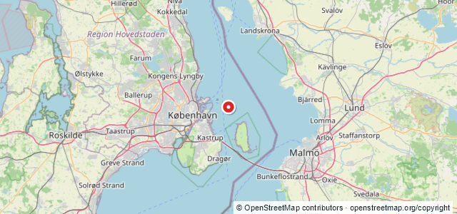Kort over --Kongedybet M/S