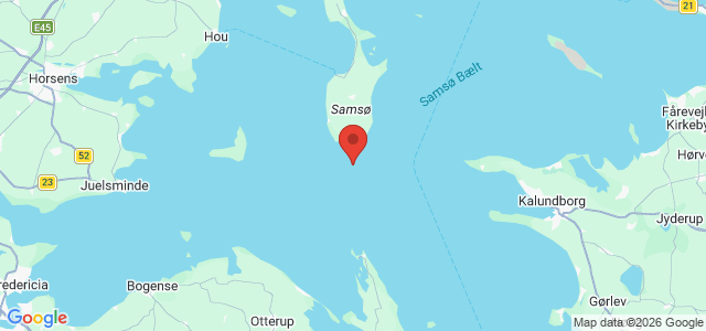 Kort over Anna M/S