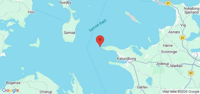 Kort over Røsnæs Rev