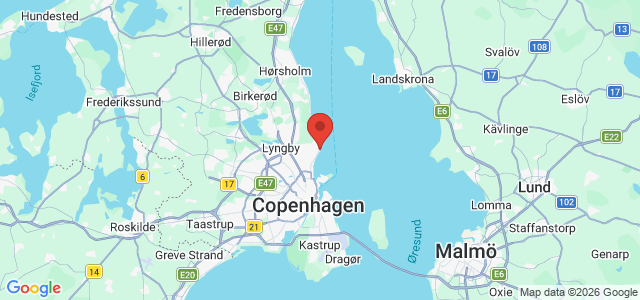 Kort over Skovshoved