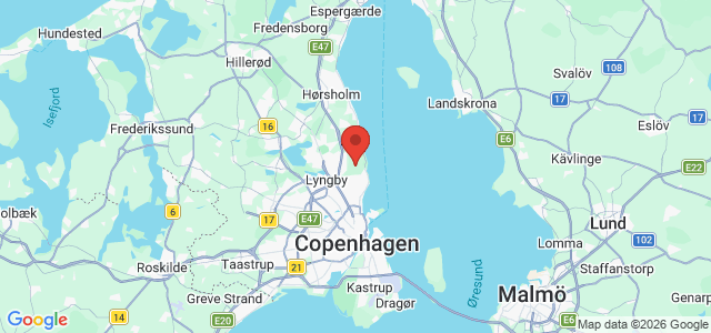 Kort over Tårbæk Nord