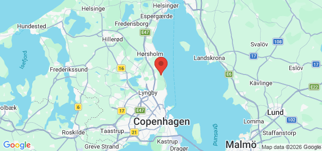 Kort over Strandmøllekroen