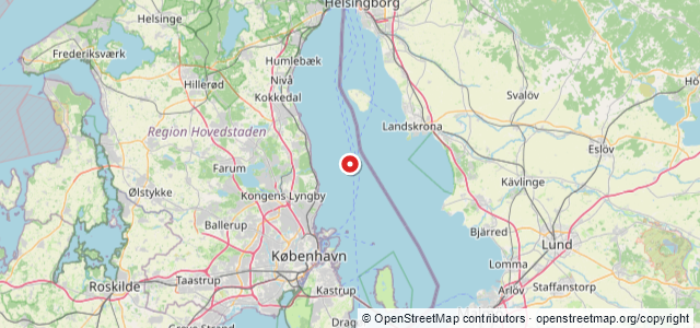 Kort over Skodsborg Hullerne