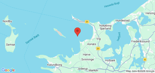 Kort over Ordrup Næs