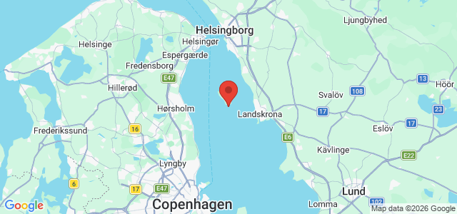 Kort over Ven, 10 meter toppen, Øst