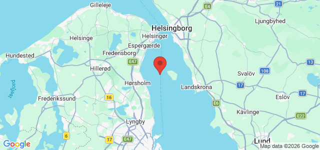 Kort over Leda af Rønne