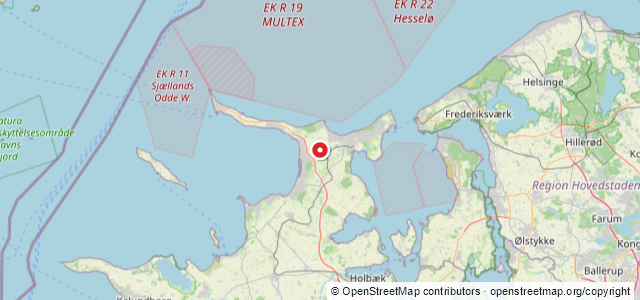 Kort over Klint, Sjællands Odde