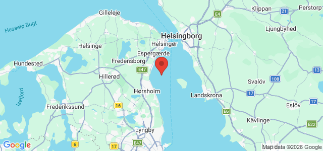 Kort over Nivå sommer-fiskeplads
