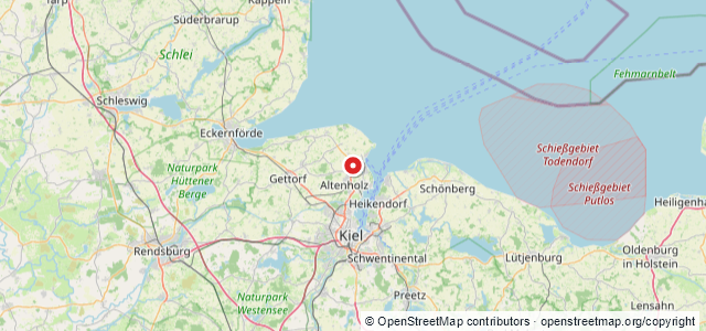 Kort over Schullboot KFK 99