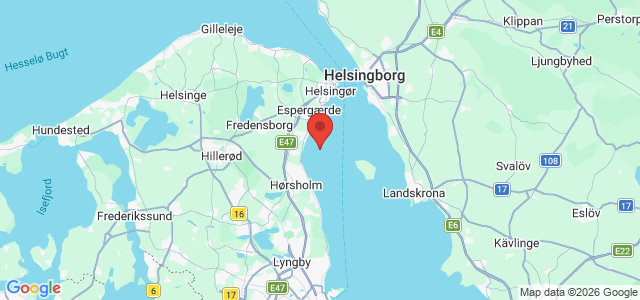 Kort over Nivå Skov og Havn