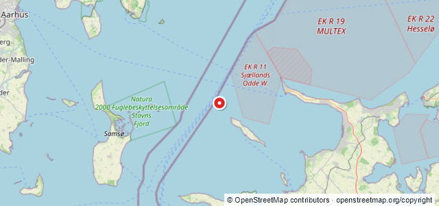 Kort over Lopra M/S
