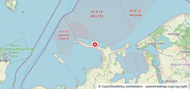 Kort over Stenager, Sjl. Odde
