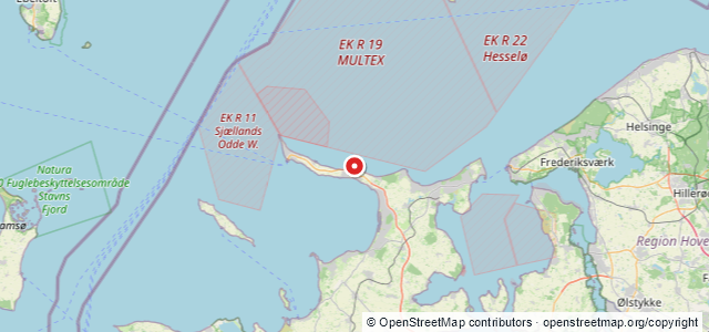 Kort over Stenager, Sjl. Odde