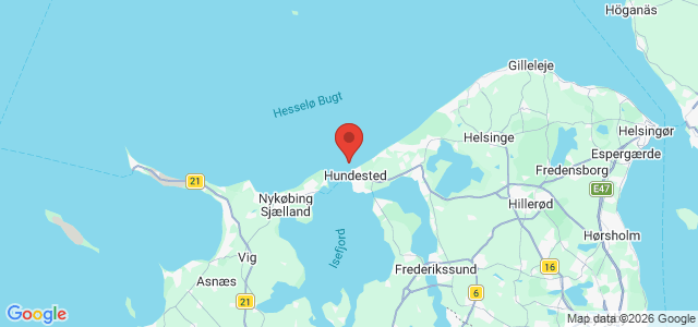 Kort over Spodsbjerg Fyr