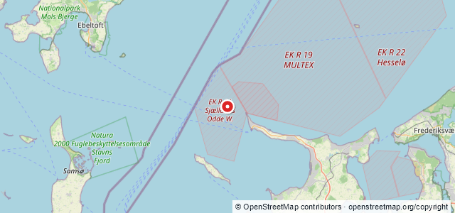 Kort over Drejø M/S