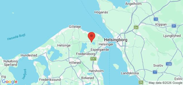 Kort over Esrum SØ