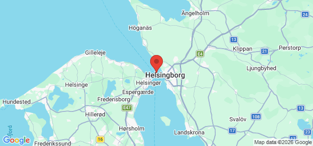 Kort over Pålsjö Knoldene