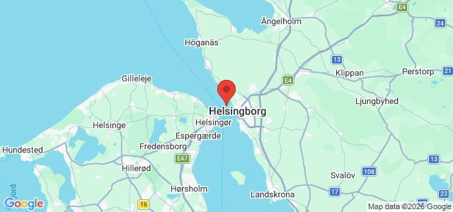 Kort over Pålsjö Hullerne fiskepladser