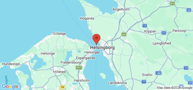 Kort over Pålsjö Knoldene