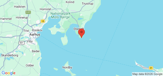 Kort over Gåsehage til Hasseør.