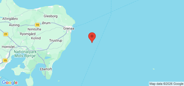 Kort over Poseidon af Rønnen