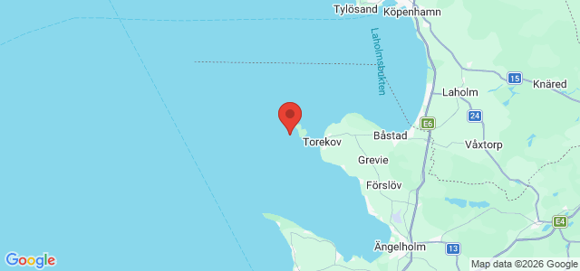 Kort over Hallands Vöderö Vestside