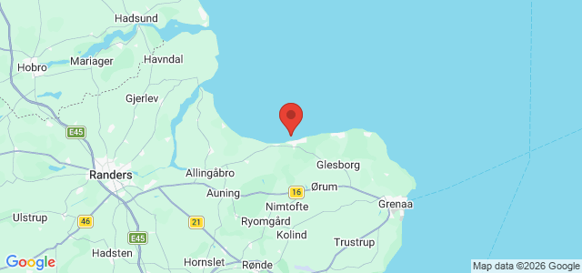 Kort over Birgitte M/S