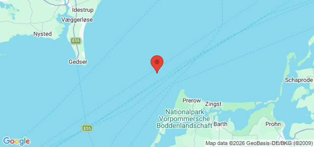 Kort over Orlogsskib