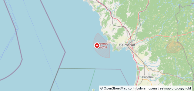 Kort over Tøk M/S