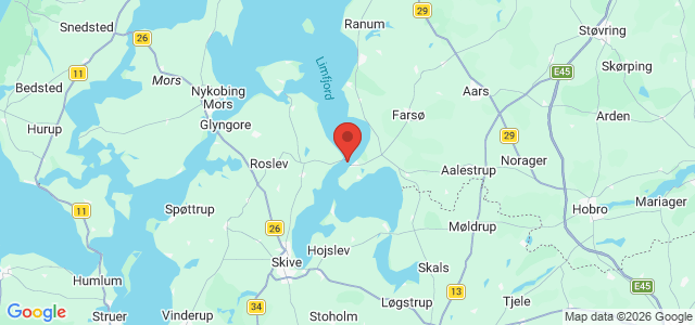 Kort over Sundsøre Tap