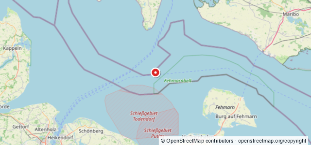 Kort over Motortorpedobåd